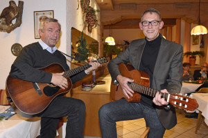 Unsere Musiker Rudi Kreuzer und Arno Helfrich