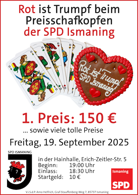Preis-Schafkopfen 2025 der SPD Ismaning